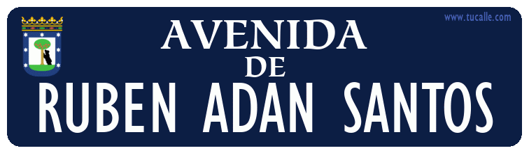 cartel_de_avenida-de-RUBEN ADAN SANTOS_en_madrid_antiguo